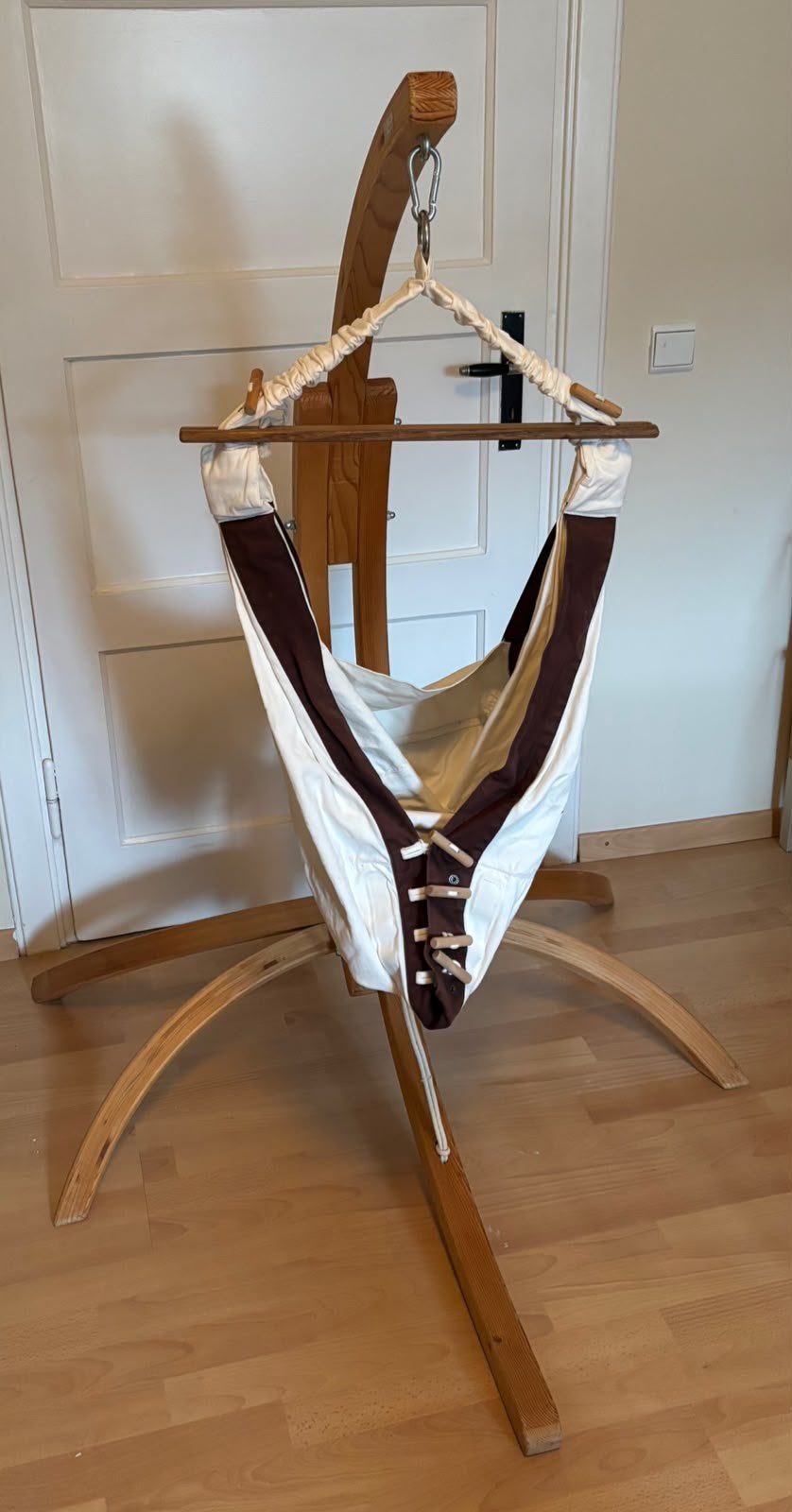 Amazonas babyhangmat, Ophalen, Zo goed als nieuw