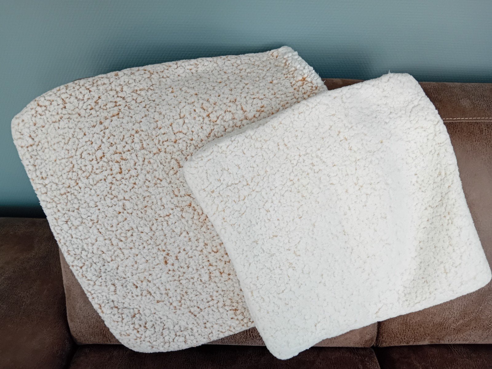 Kussenhoezen HEMA - Crème/beige lichtbruin - 40x40 & 50x50, Beige, Afneembare hoes, Vierkant, Ophalen of Verzenden