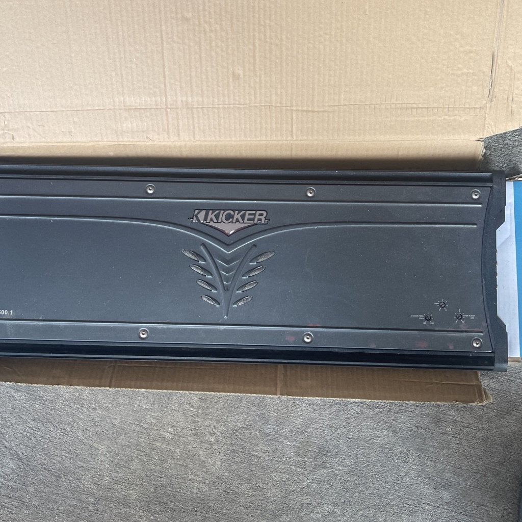 Kicker zx2500.1 mono versterker subwoofer, Ophalen of Verzenden, Zo goed als nieuw