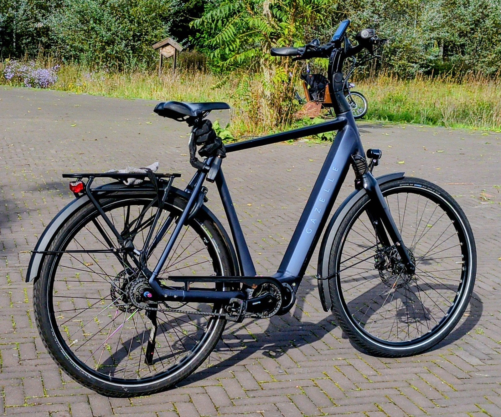 Gazelle Chamonix HMS 2023 E-Bike – Carbon Belt Drive, Gebruikt, Ophalen of Verzenden, 59 cm of meer, 50 km per accu of meer