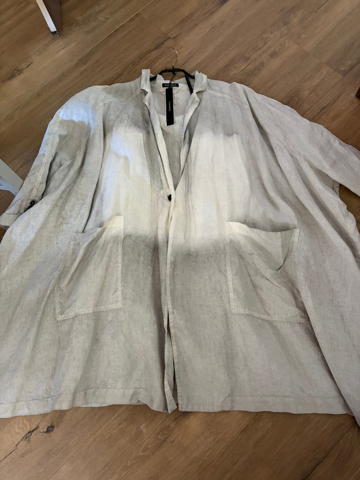 linnen moon pigment blouse / jas Rundholz mt. OS, Ophalen of Verzenden, Nieuw