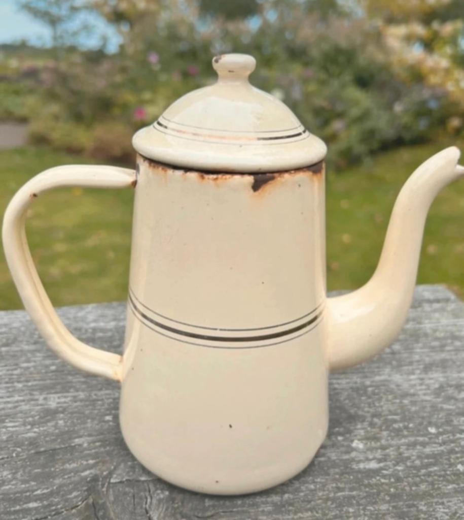 Emaille koffiekan, Ophalen of Verzenden