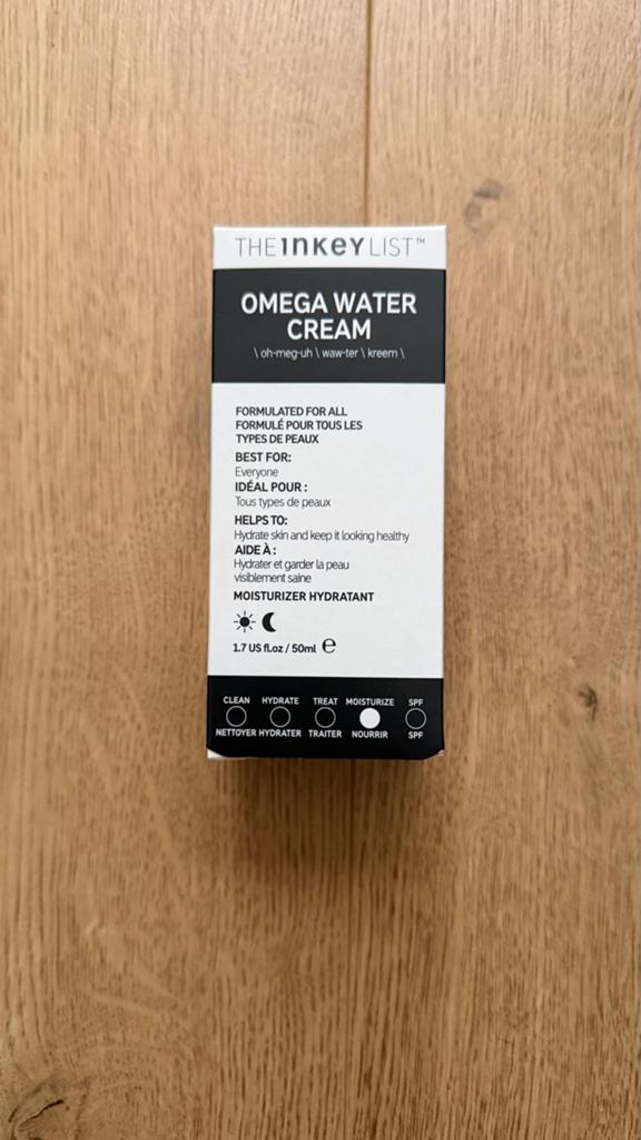 The Inkey List Omega Water Cream - Hydraterende Crème, Verzenden, Nieuw, Gehele gezicht, Verzorging