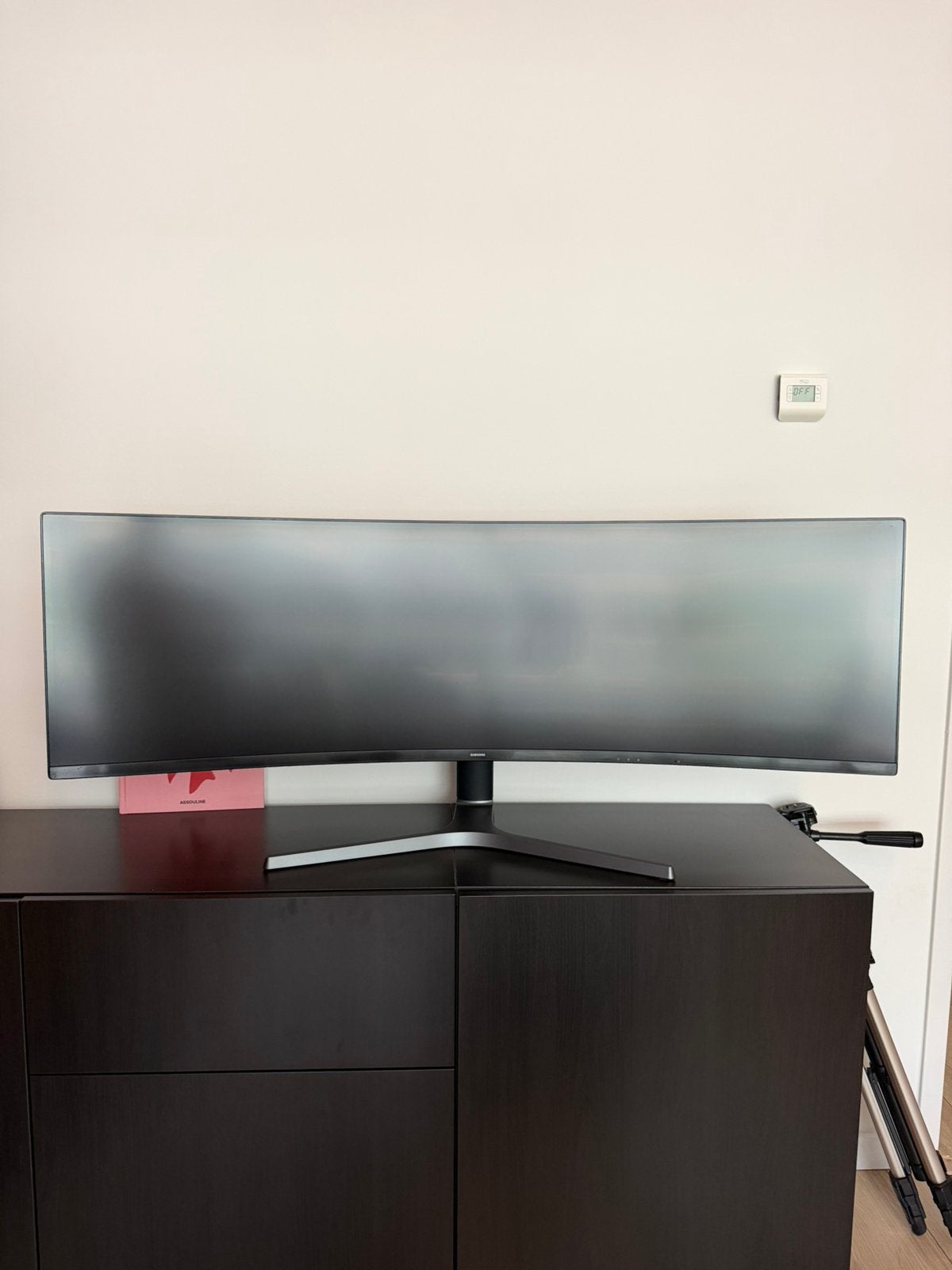 Samsung Curved Monitor LC49RG90SSPXEN 49-inch, HDR,, Ophalen, Zo goed als nieuw