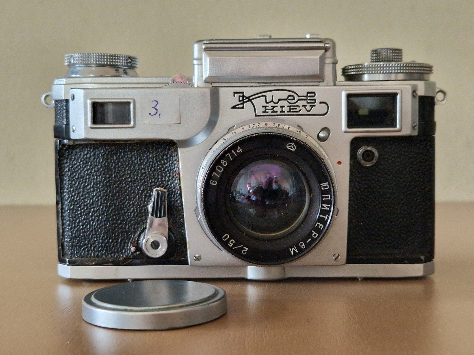 Vintage Kiev 4A meetzoeker camera met Jupiter-8M lens, Ophalen of Verzenden