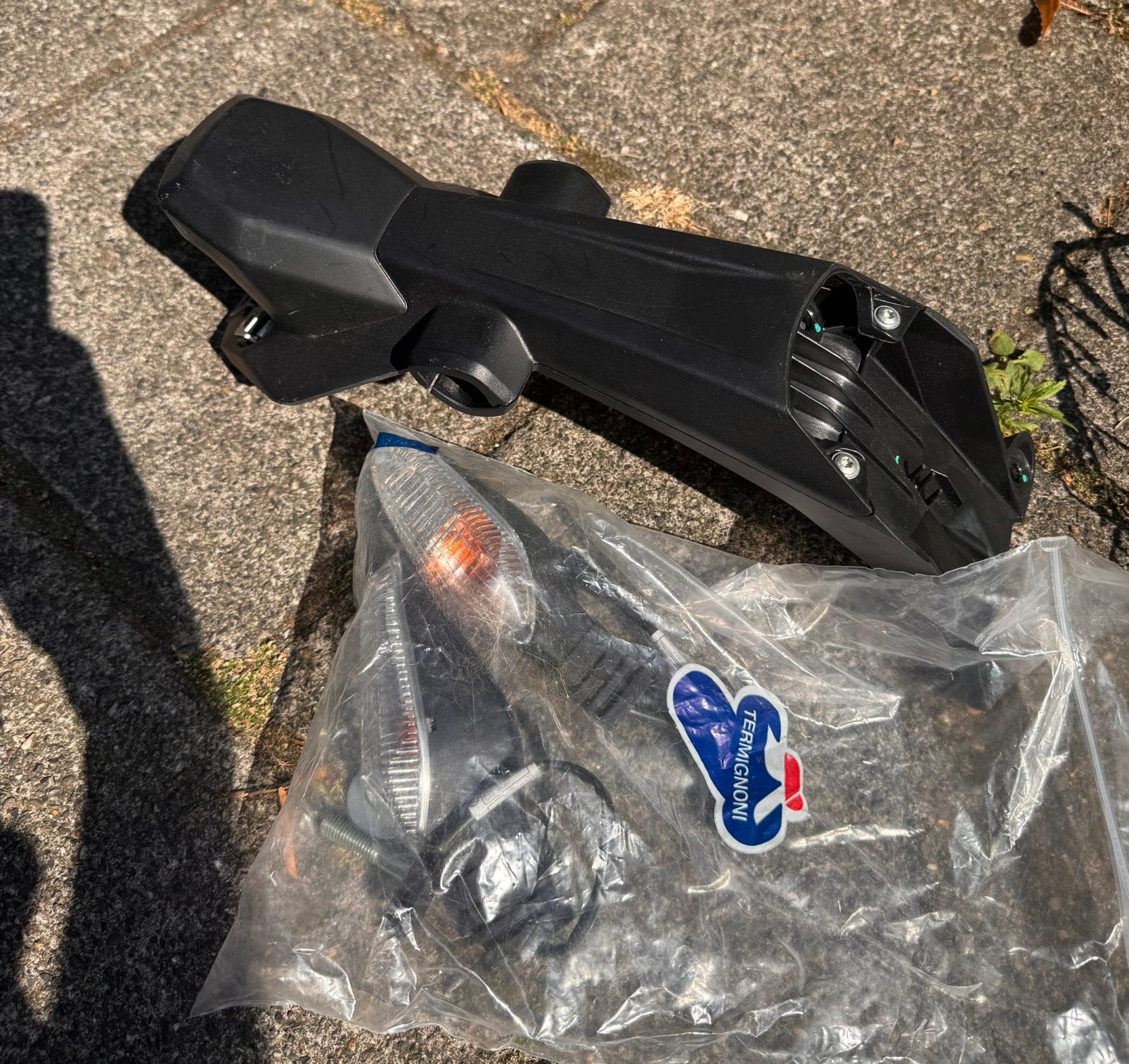Originele kentekenplaathouder Ducati Hypermotard 821/939, Ophalen of Verzenden, Gebruikt