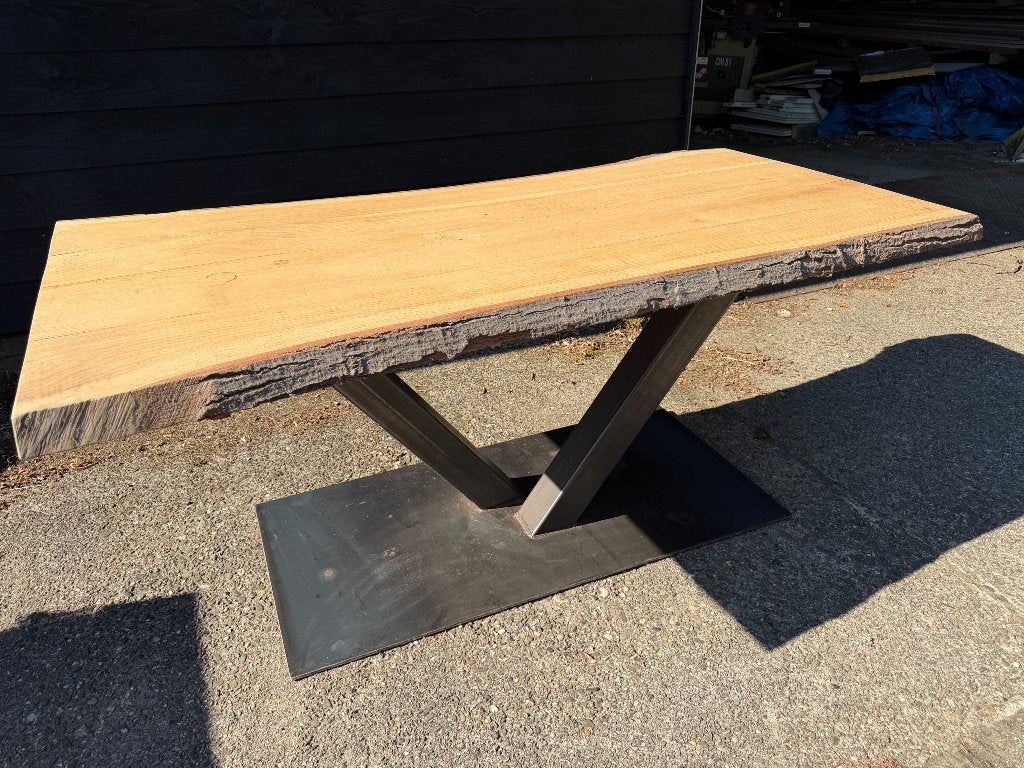 Tafel boomstam, Ophalen, Gebruikt, 200 cm of meer, 50 tot 100 cm