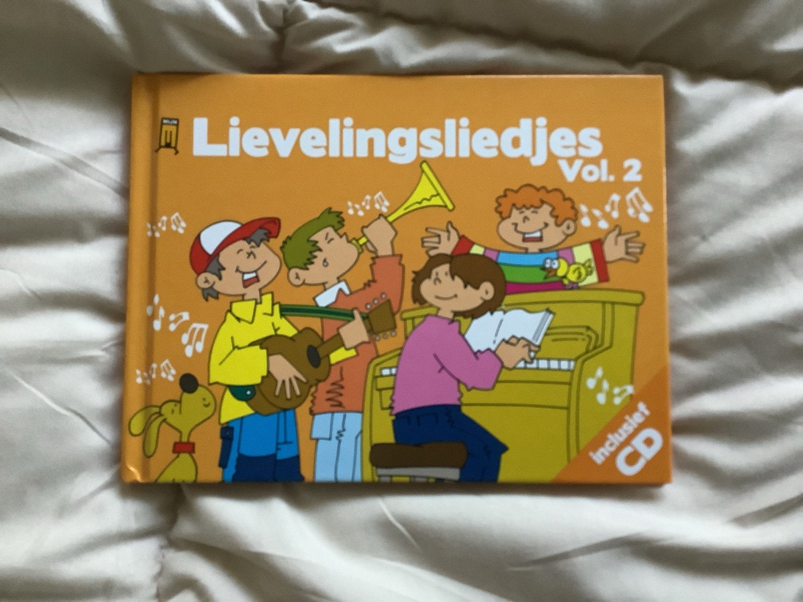 Boekje Lievelingsliedjes Vol. 2 met CD, Ophalen of Verzenden, Zo goed als nieuw, 2 tot 3 jaar