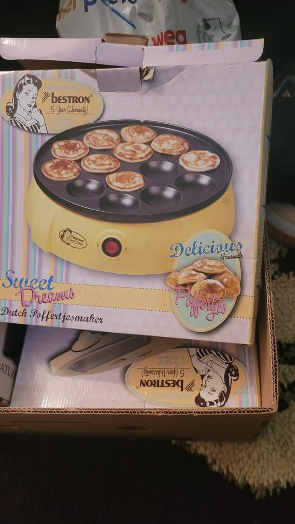 Apparat voor poffertjes maken, Ophalen of Verzenden, 4 t/m 7 personen