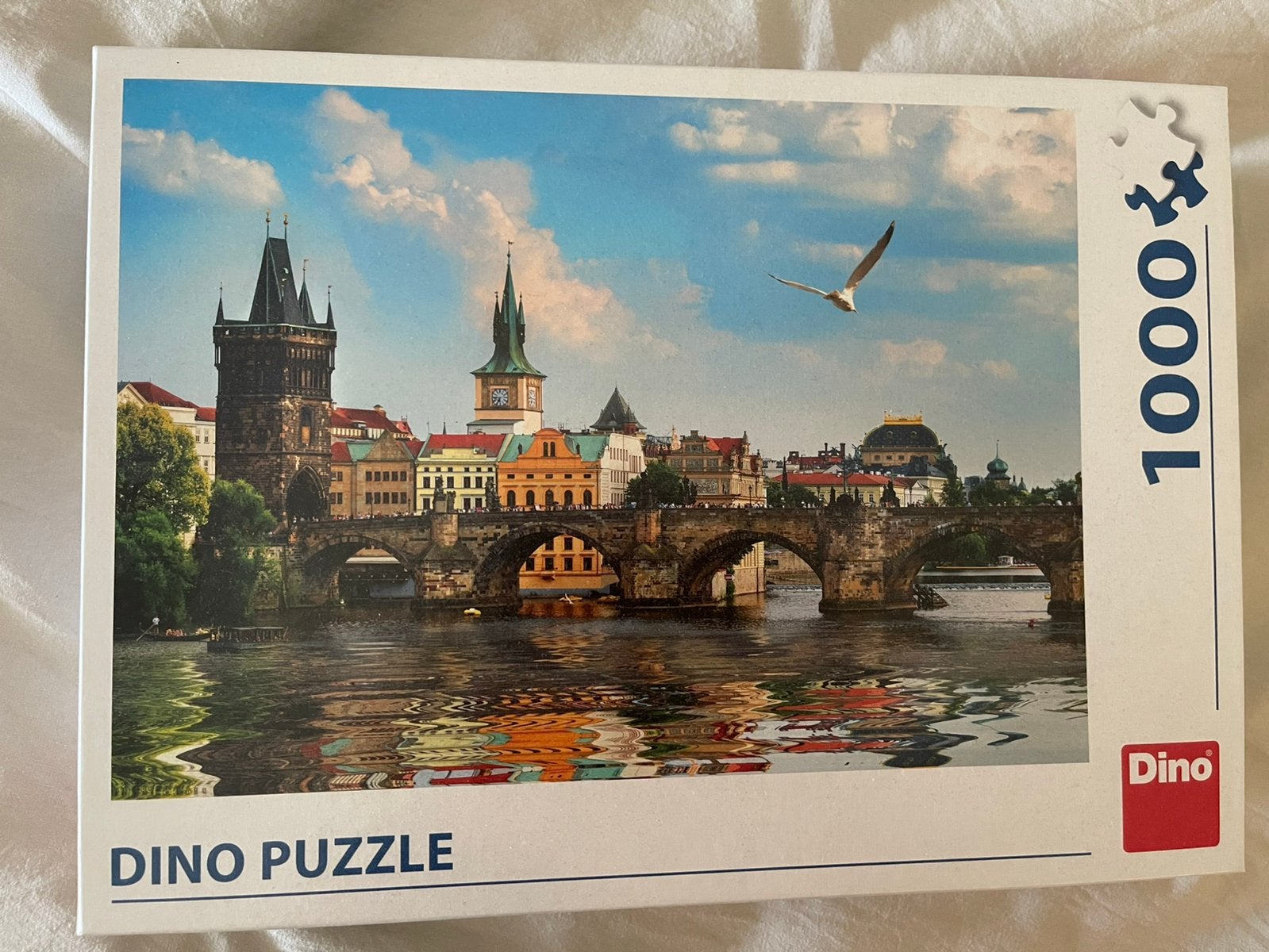 Puzzel 1000 stukjes Praag, Ophalen of Verzenden, 500 t/m 1500 stukjes, Zo goed als nieuw, Legpuzzel