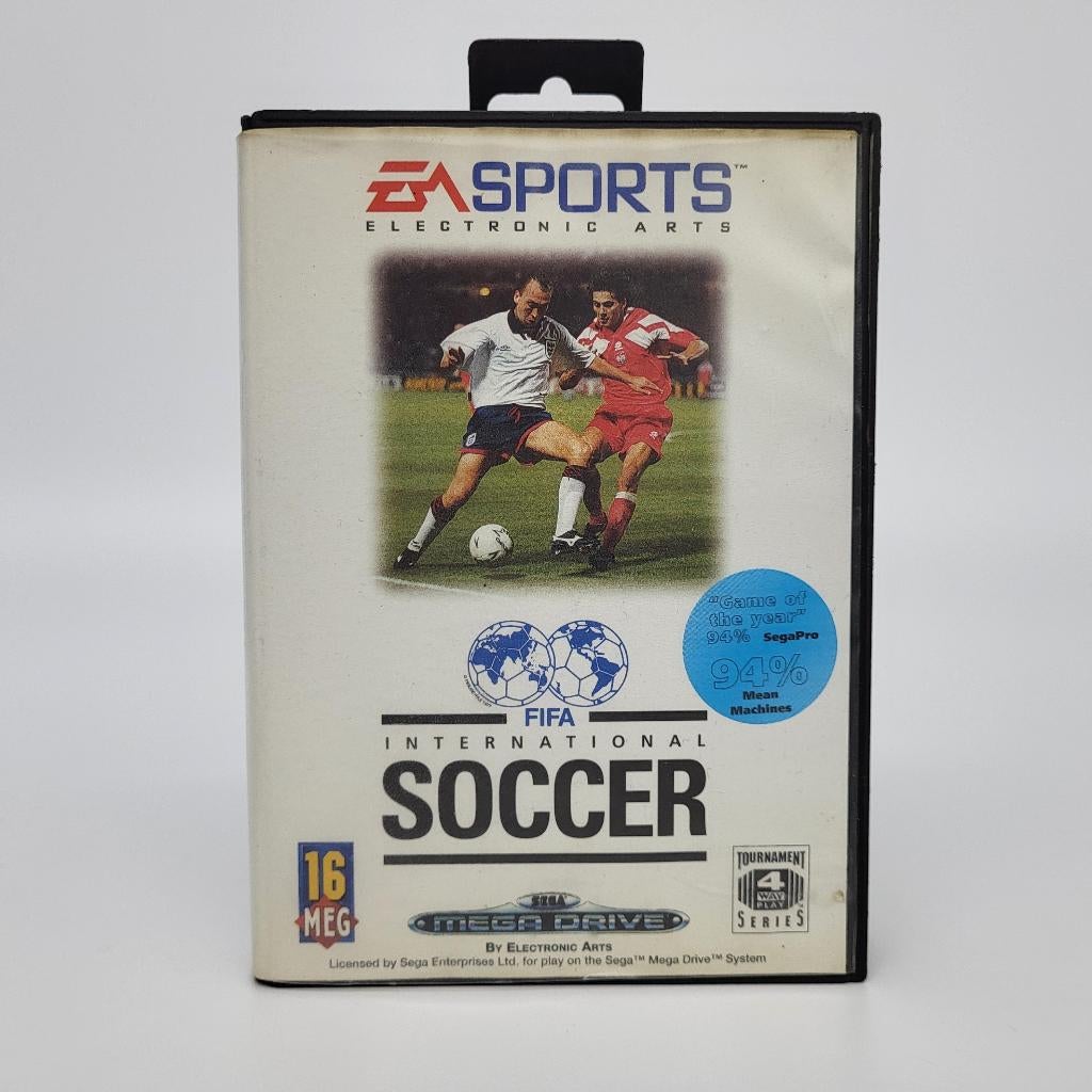 FIFA International Soccer - SEGA Mega Drive - Complete - PAL, Gebruikt, 2 spelers, Ophalen of Verzenden, Nvt