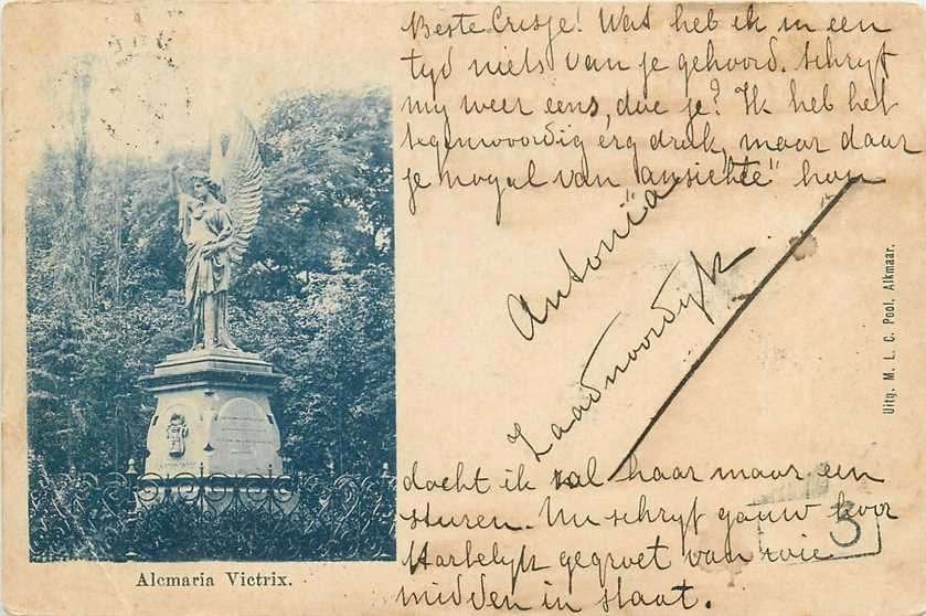 300-371-053 Alkmaar Alcmaria Victrix, Verzamelen, Verzenden, Voor 1920, Noord-Holland