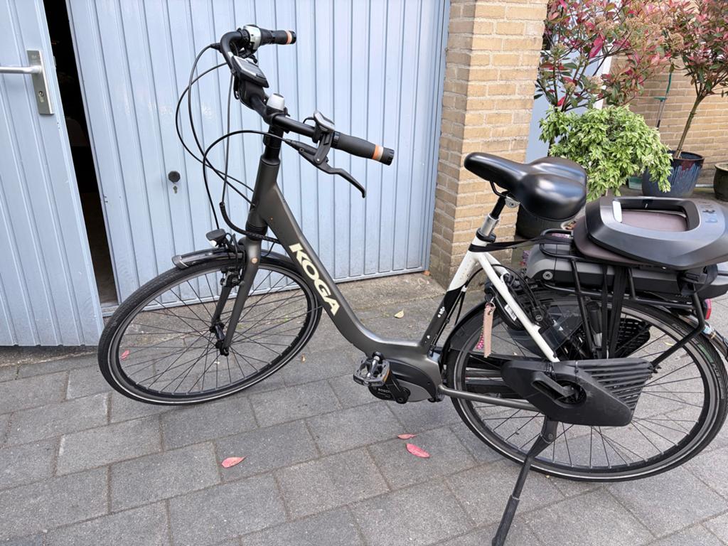 Koga E-Nova Bosch Active Line Plus Dames E-bike 57 cm, Gebruikt, 50 km per accu of meer, 55 tot 59 cm, Ophalen
