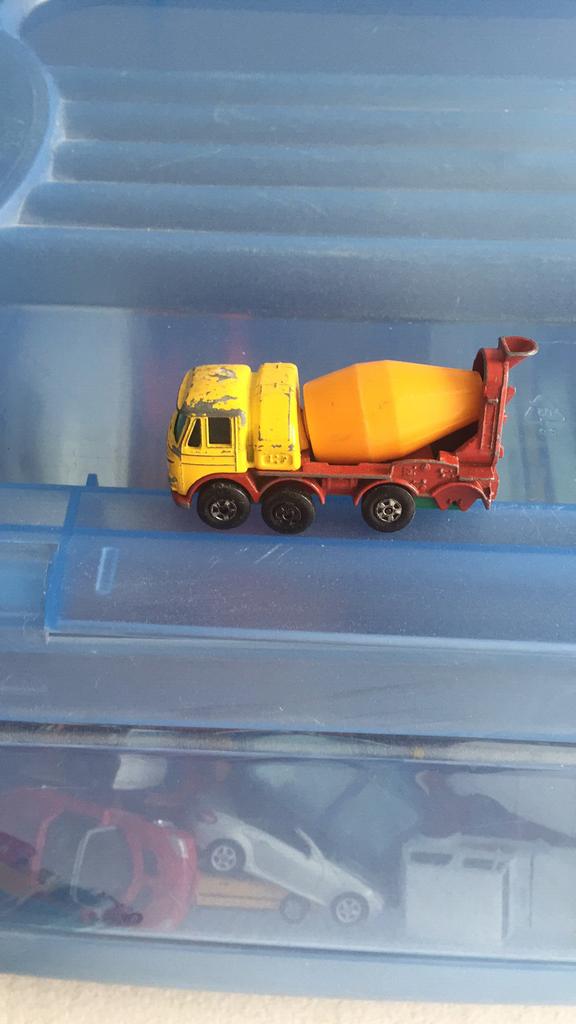 Cement wagen uit Engeland matchbox, Ophalen, Gebruikt