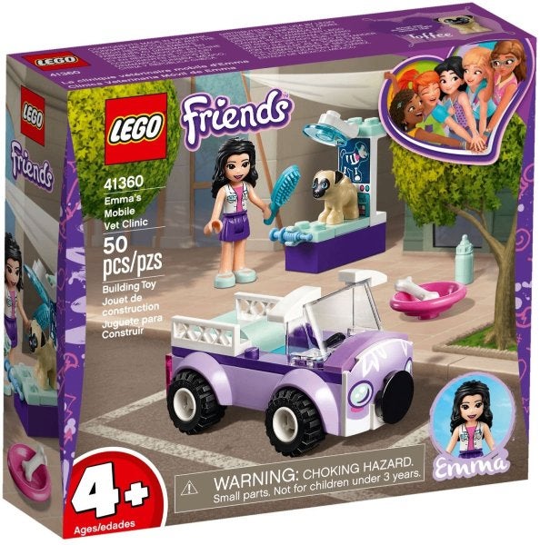 Lego Friends 41360 Emma's Mobile Vet Clinic (NIEUW), Friends, Ophalen of Verzenden, Zo goed als nieuw, Complete set