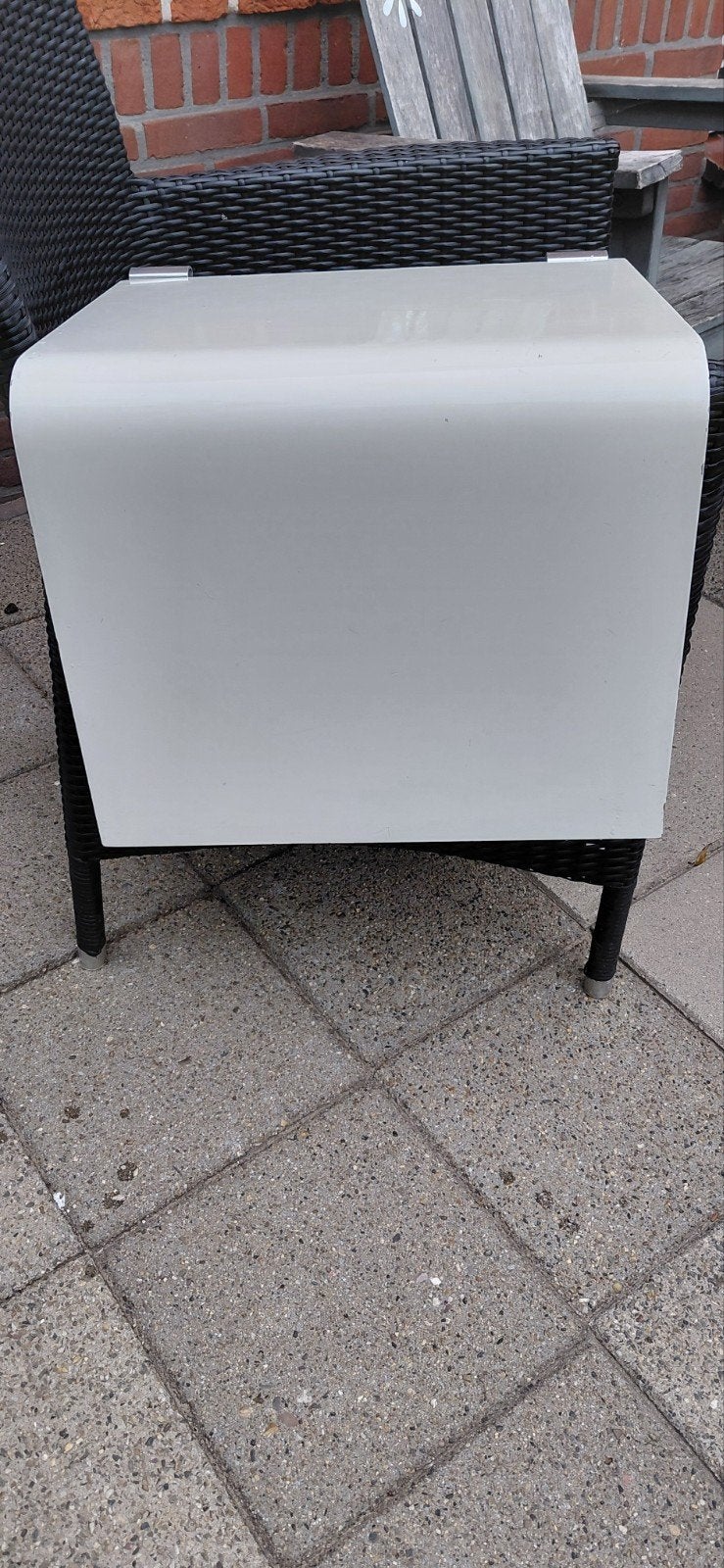 Auping Bedtafel - Handig en Stijlvol Nachtkastje, Ophalen, Gebruikt, Crème