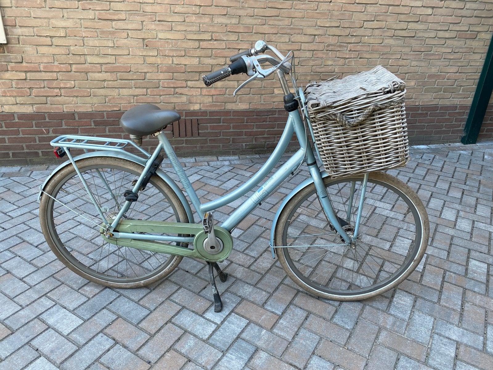 Damesfiets cortina u5 - Lichtblauw 28 inch, Versnellingen, Trommelrem, Ophalen, Overige merken