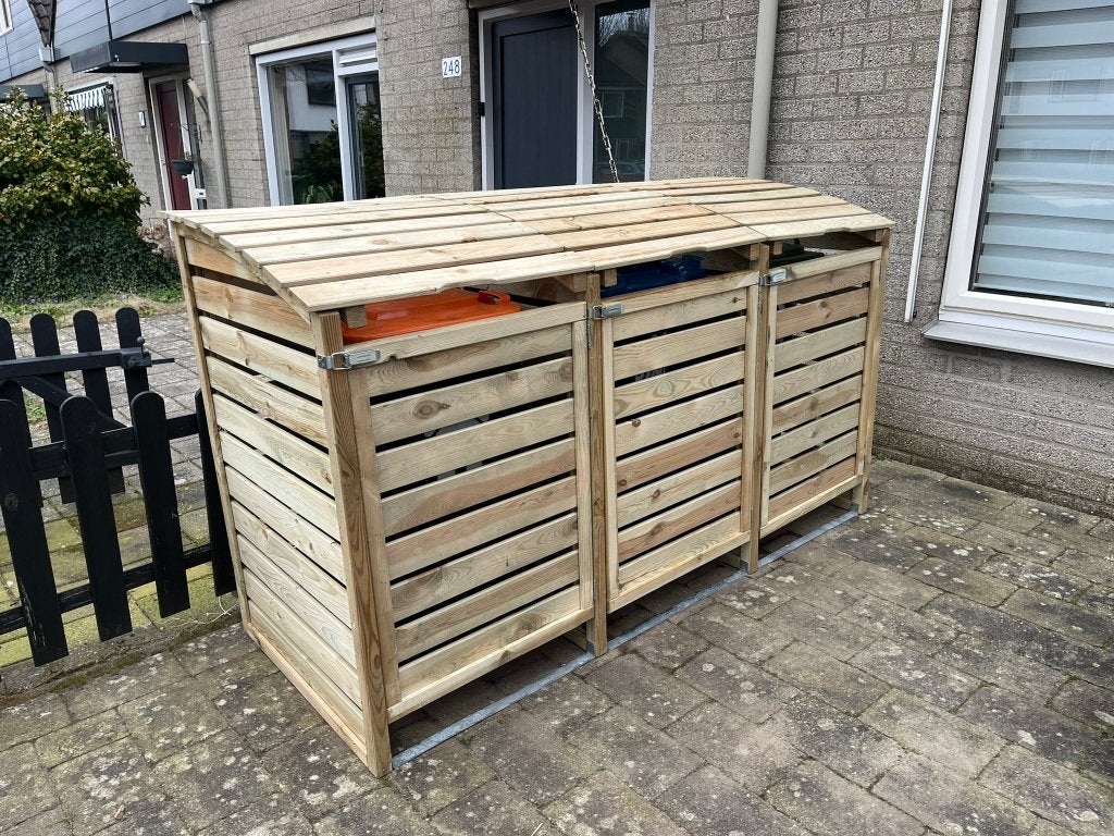 stijlvolle kliko ombouw, Tuin en Terras, Ophalen of Verzenden, Nieuw, Hout, Containerberging