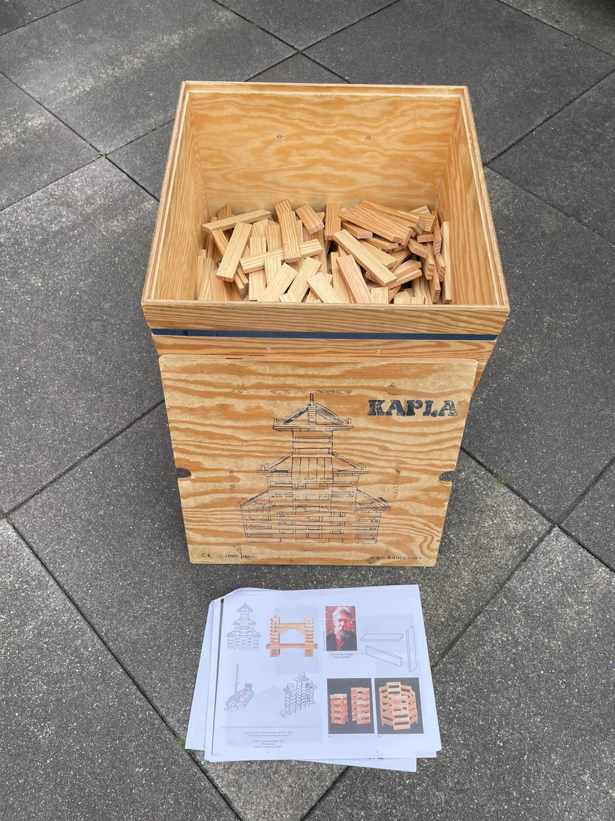 Kapla, Bouwen, Hout, Speelgoed, constructie, Ophalen, Zo goed als nieuw