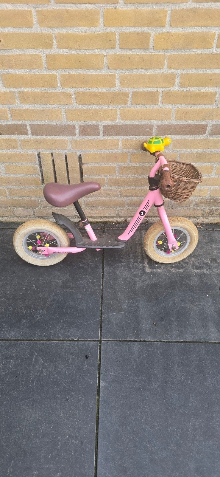 Roze Bandits & Angels loopfietsje, Ophalen, Gebruikt, Loopfiets