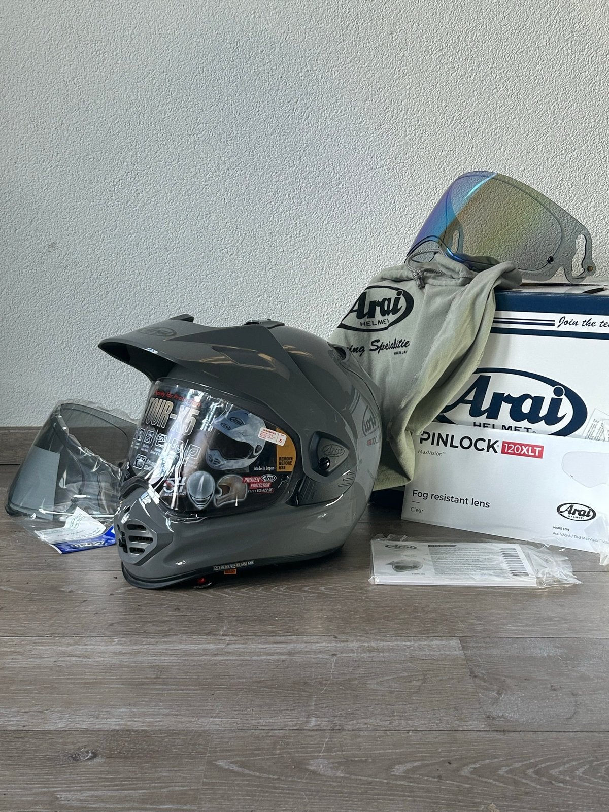 ARAI Tour-X5 Helm Maat S - Zo goed als nieuw, Motoren, Kleding | Motorhelmen, Offroadhelm, S, Arai, Tweedehands, Ophalen of Verzenden