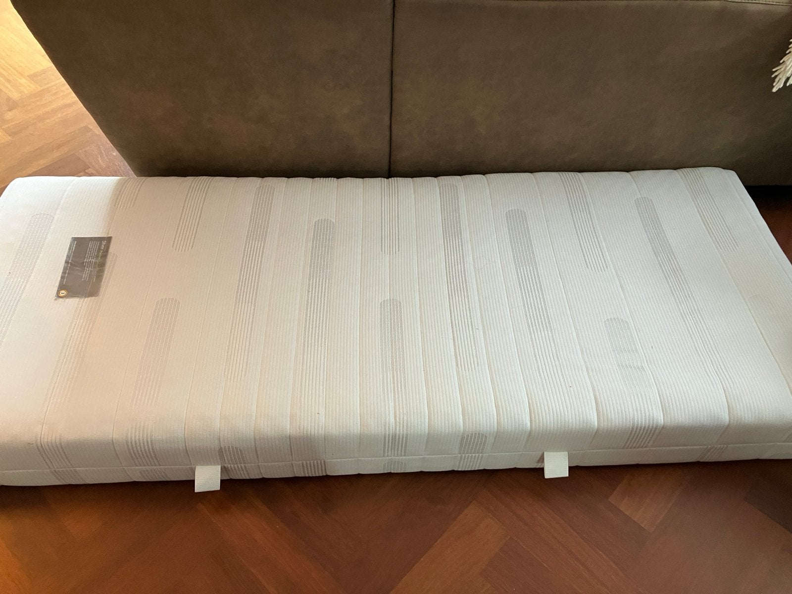 Pocketvering matras - 90x220 cm, Ophalen, Gebruikt, 90 cm, Eenpersoons