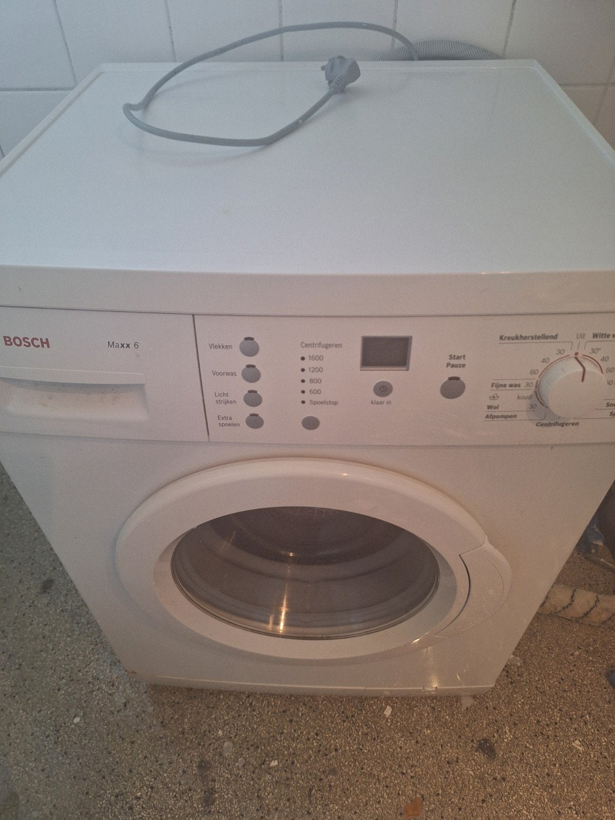 gratis Bosch wasmachine, Witgoed en Apparatuur, Ophalen of Verzenden, 1200 tot 1600 toeren
