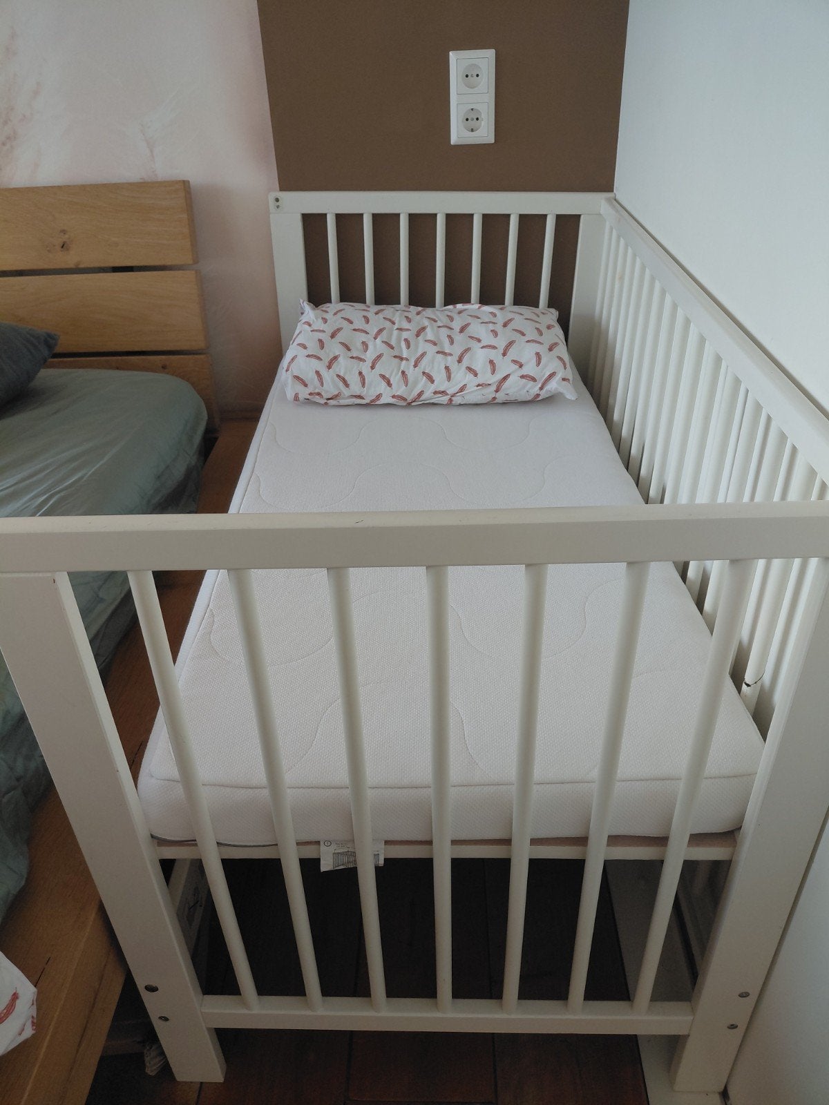Peuterbed 60x120, Ophalen, 70 tot 85 cm, 140 tot 160 cm, Zo goed als nieuw