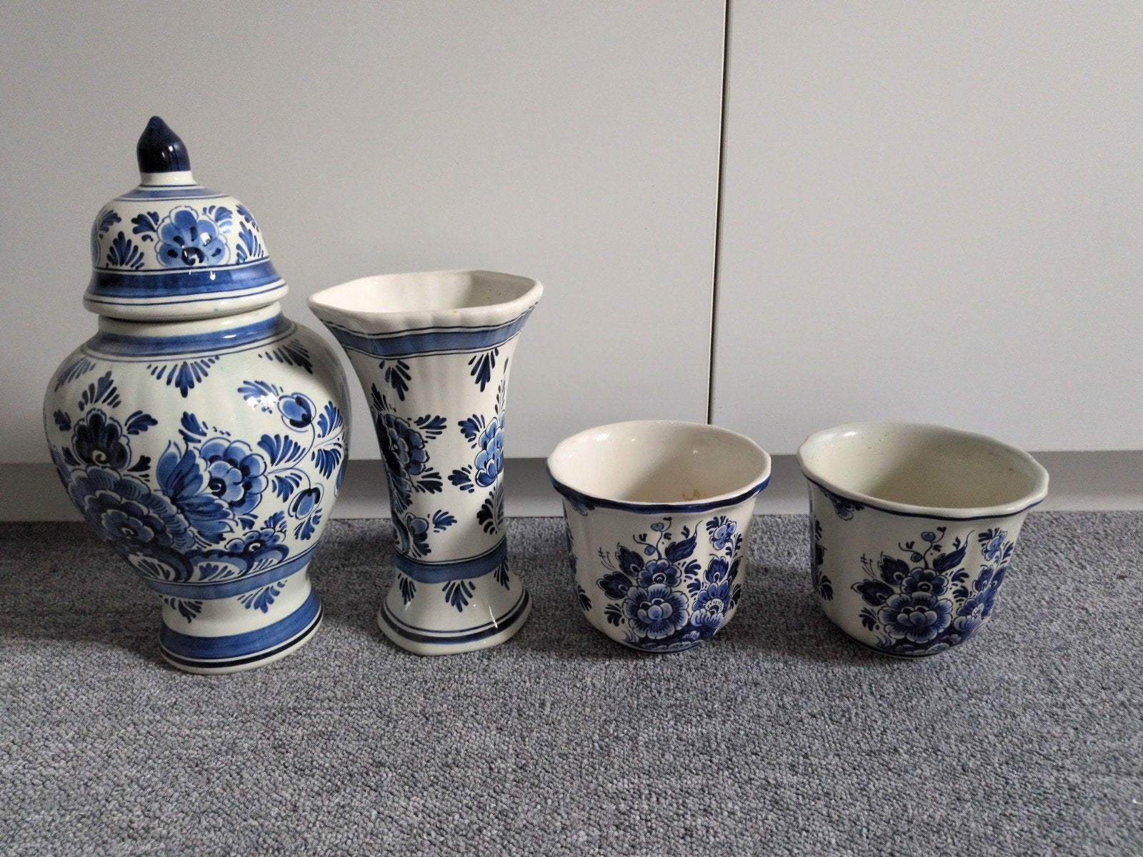 Delfts blauwe vazen en potjes - Handwerk Holland, Ophalen