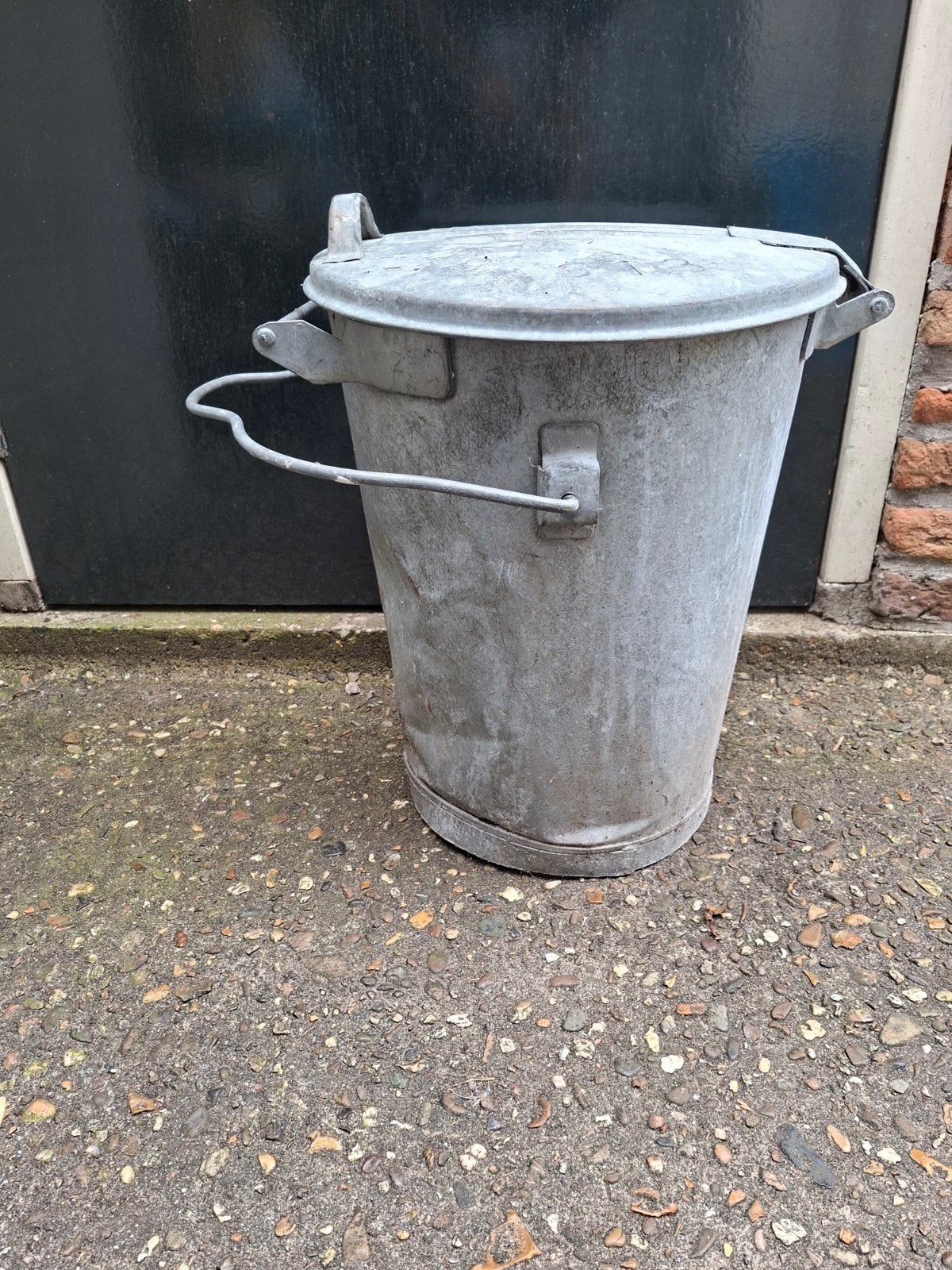 Zinken Afvalbak Amsterdam - Leuk als plantenbak!, Ophalen