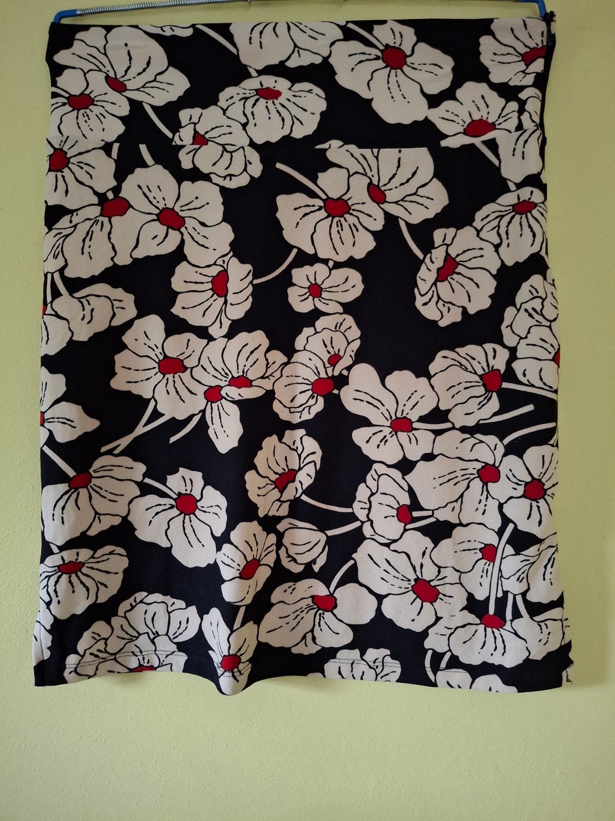 King Louie rok maat M zwart met bloemenprint, Maat 38/40 (M), Zwart, Ophalen of Verzenden, Zo goed als nieuw