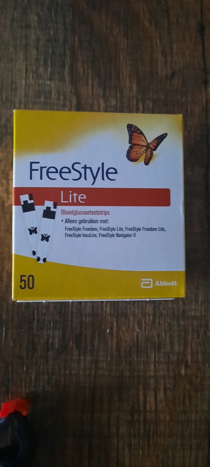 FreeStyle Lite Teststrips voor bloedglucose - 50 stuks, Ophalen of Verzenden, Nieuw, Overige typen