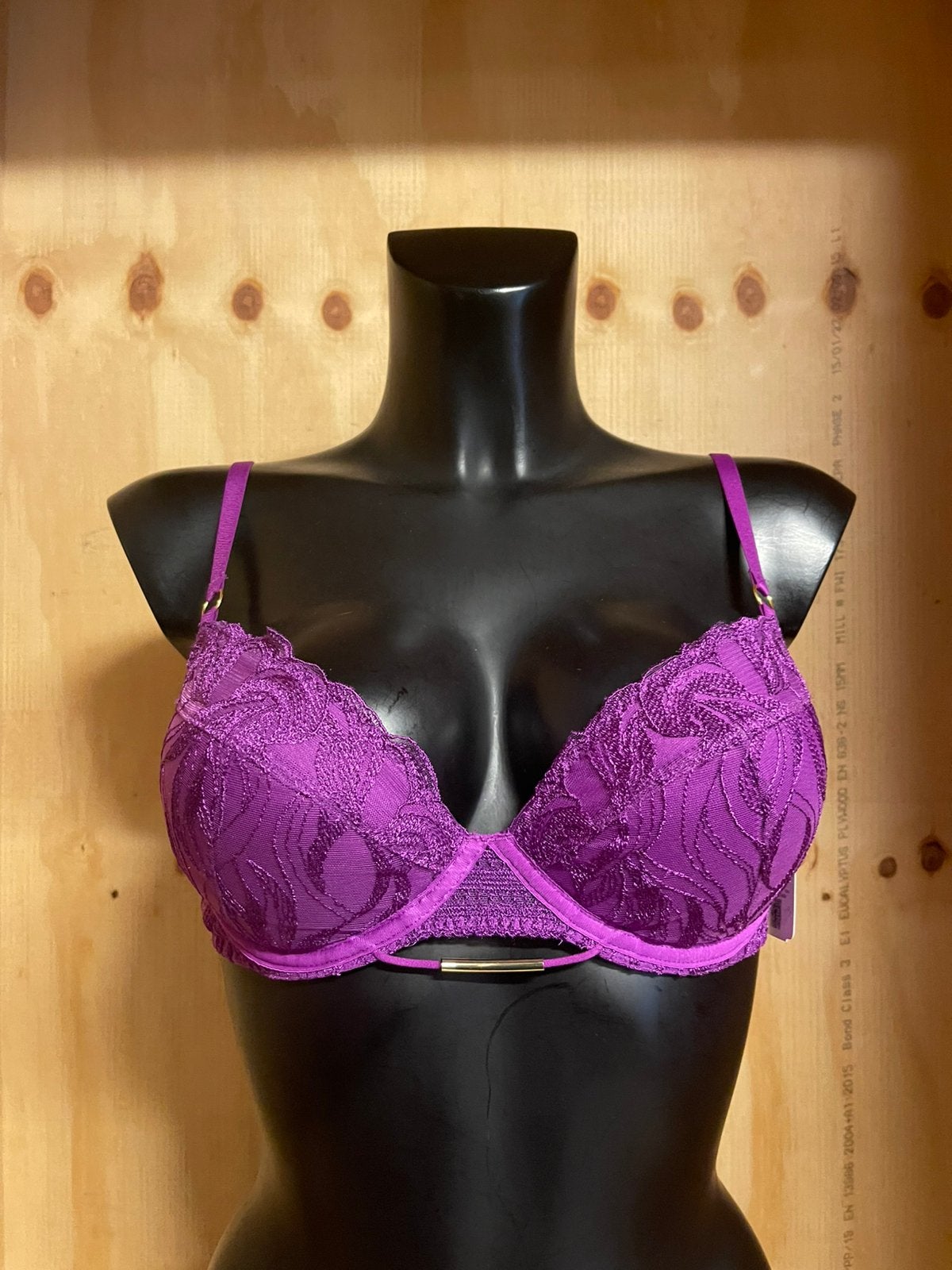 Aubade push up bh Maat 70d Model into the groove 3bn18, Verzenden, Roze, BH