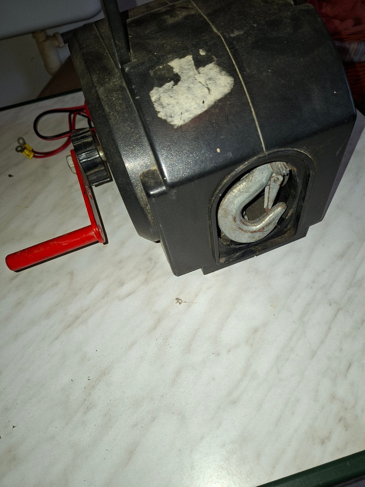 Elektrische lier met handmatige optie, Ophalen, Gebruikt, Elektrisch
