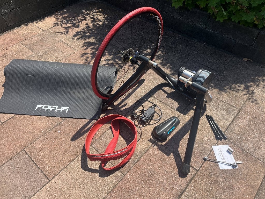 Complete fietstrainerset Kickr Snap, Ophalen, Gebruikt, Overige typen