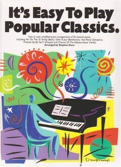 piano-It's Easy To Play Popular Classics, Gebruikt, Klassiek, Ophalen of Verzenden, Artiest of Componist