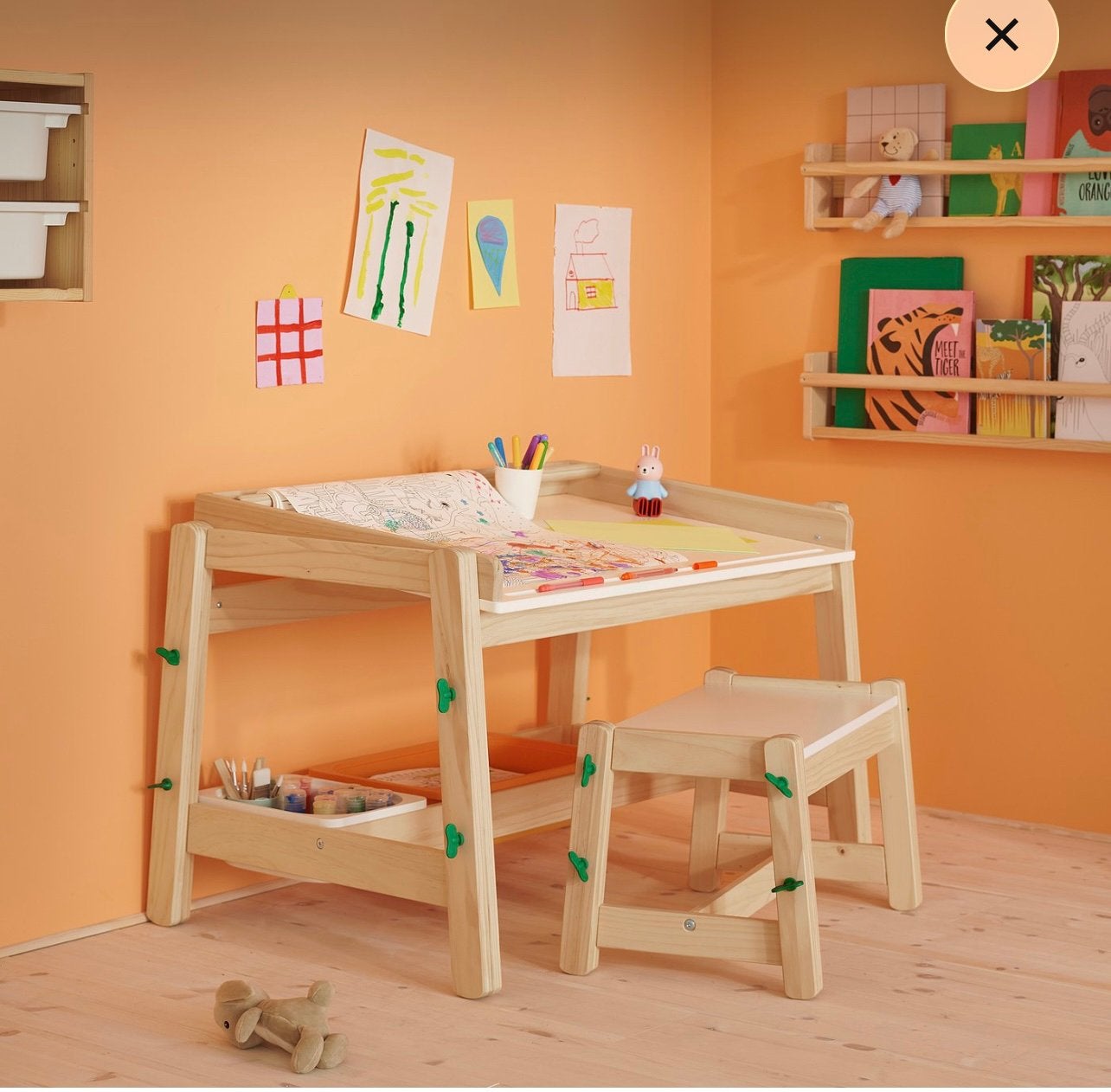 Bureau tekentafel FLISAT ikea zgan, Ophalen, Zo goed als nieuw, Tafel(s)