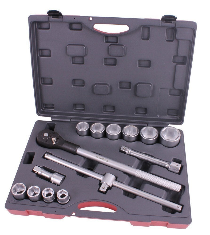 Doppendoos 3/4" 14 delig professioneel, Verzenden