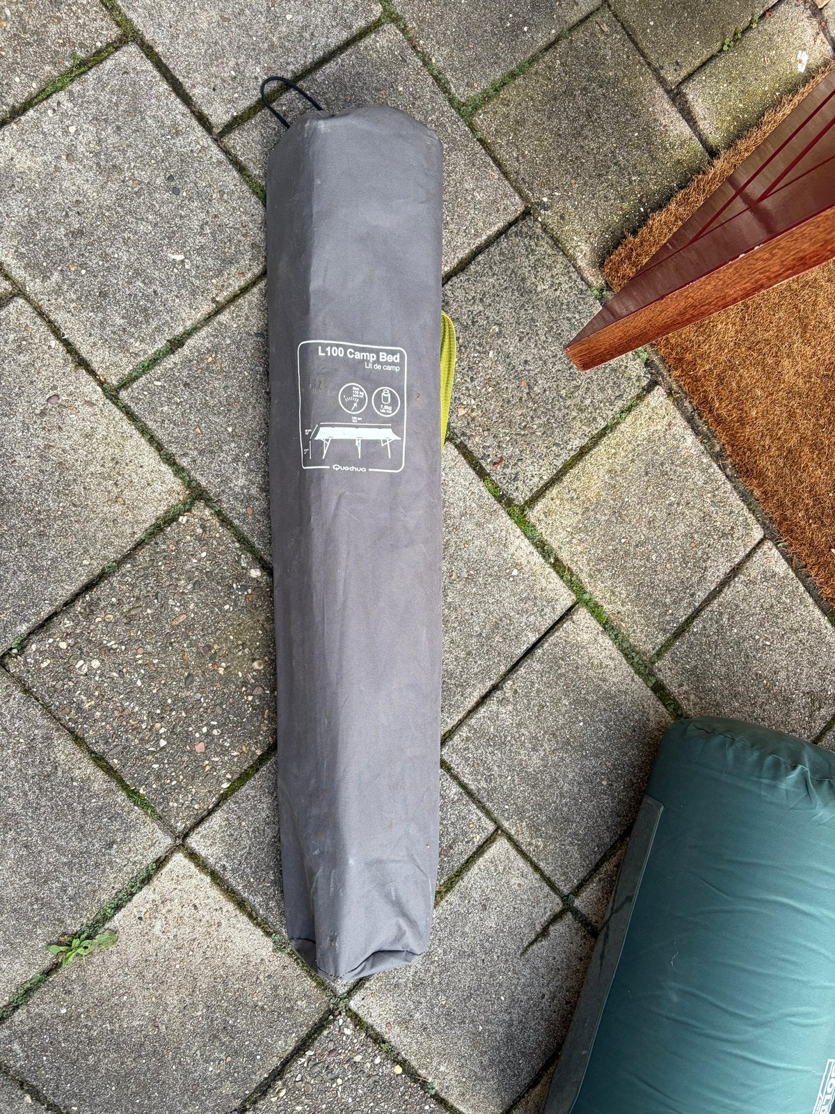 Quechua L100 Camp Bed - Comfortabel en Compact, Caravans en Kamperen, Ophalen, Zo goed als nieuw, Overige