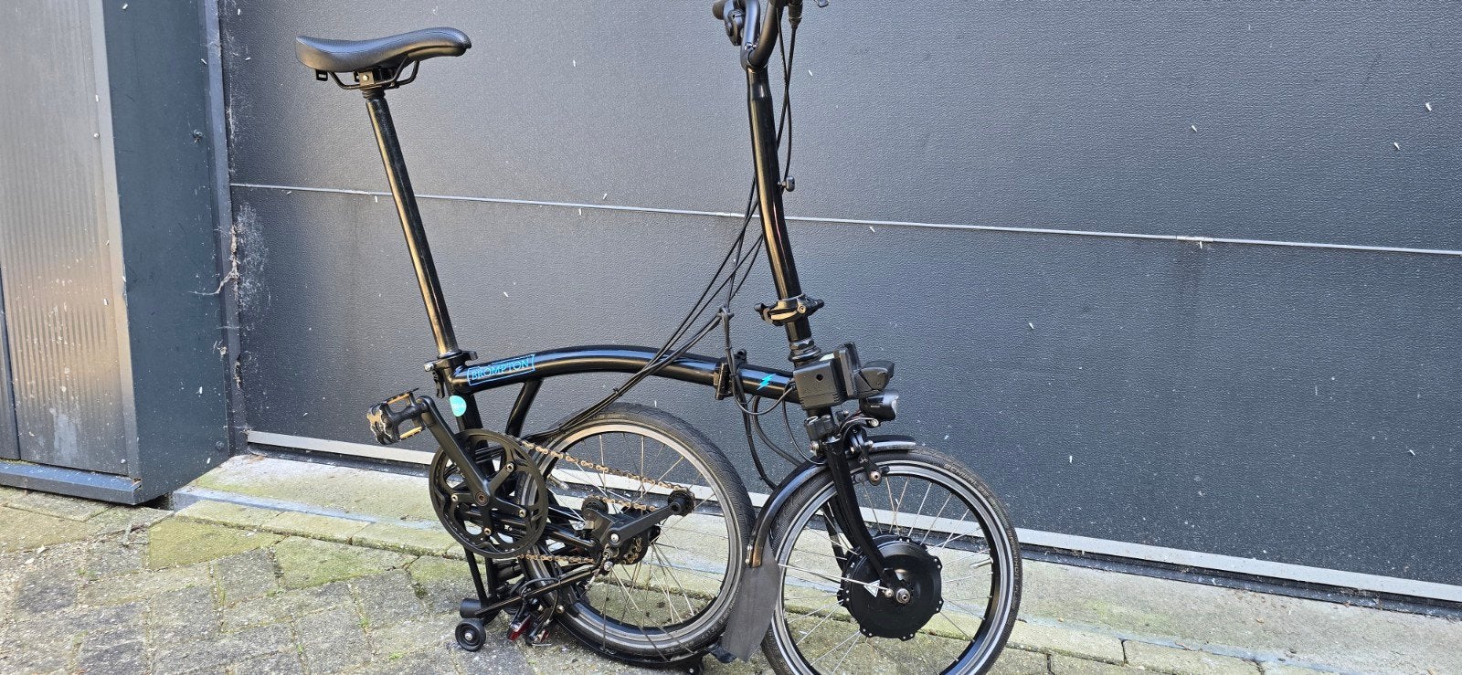 Elektrishe vouwfiets Brompton C lin 6 versnellingen, Ophalen of Verzenden, 20 inch of meer, Brompton, Versnellingen