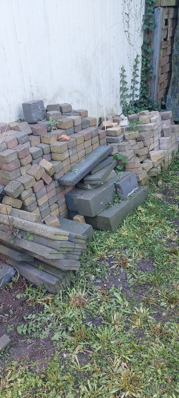 Gratis ophalen, Tuin en Terras, Ophalen, Gebruikt, Beton, Klinkers