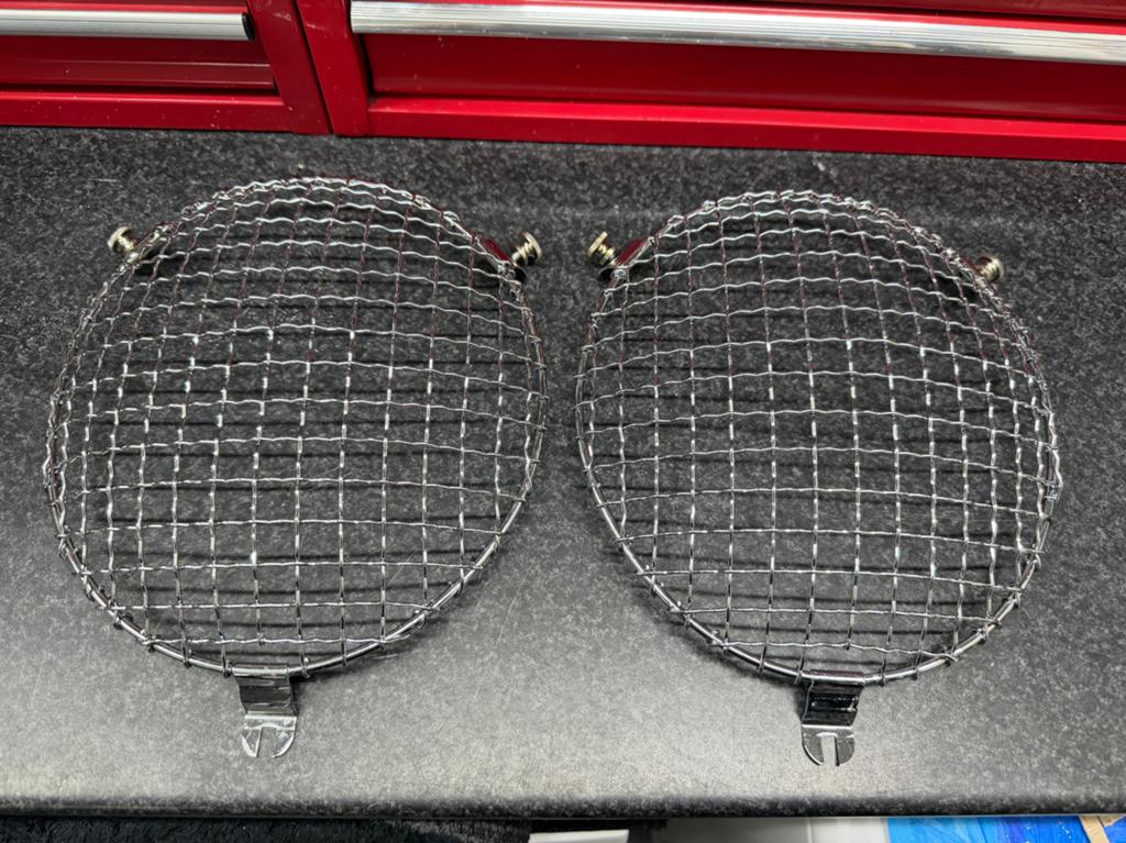 Porsche 356 en vw kever T1 spijlbus verchroomde koplamp roos, Auto-onderdelen, Verlichting, Ophalen of Verzenden