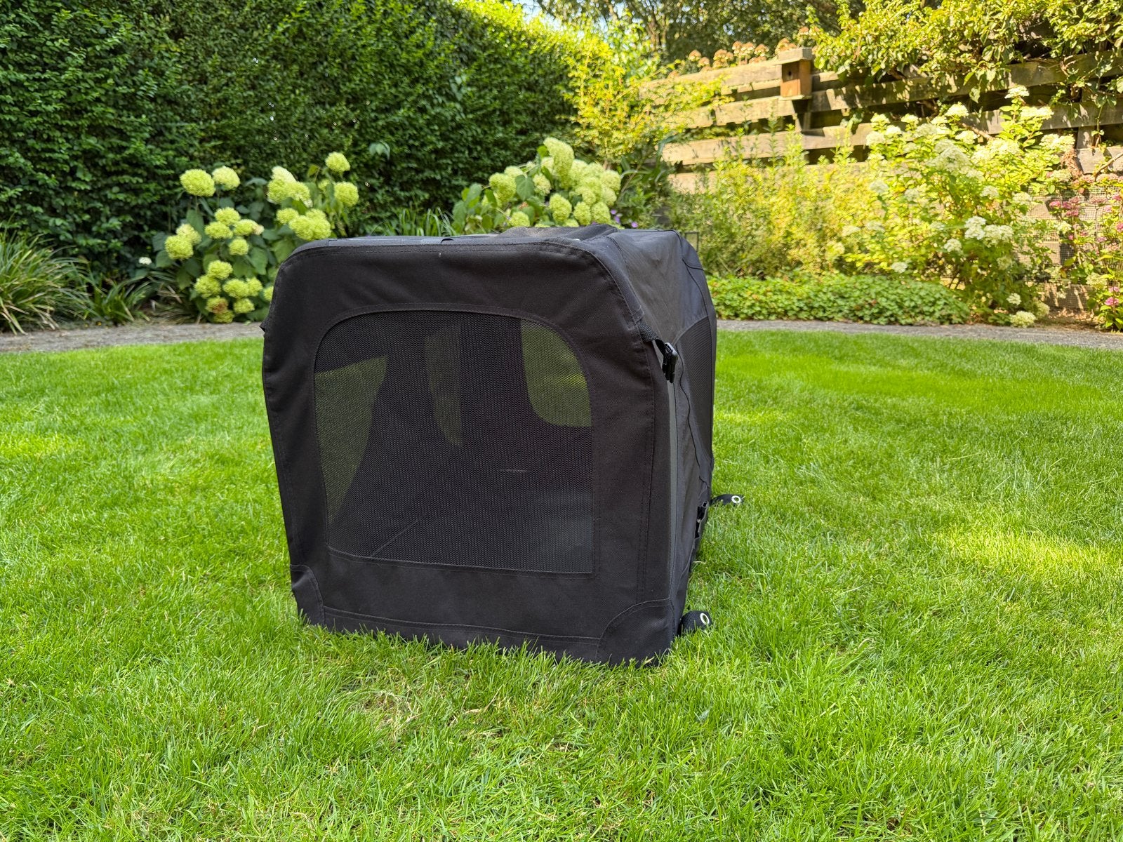Draagbare reisbench zwart 72x45 x50, Ophalen of Verzenden, Zo goed als nieuw