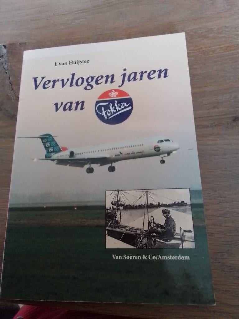 Vervlogen jaren van FOKKER, Ophalen of Verzenden, Gebruikt, Kaart, Foto of Prent