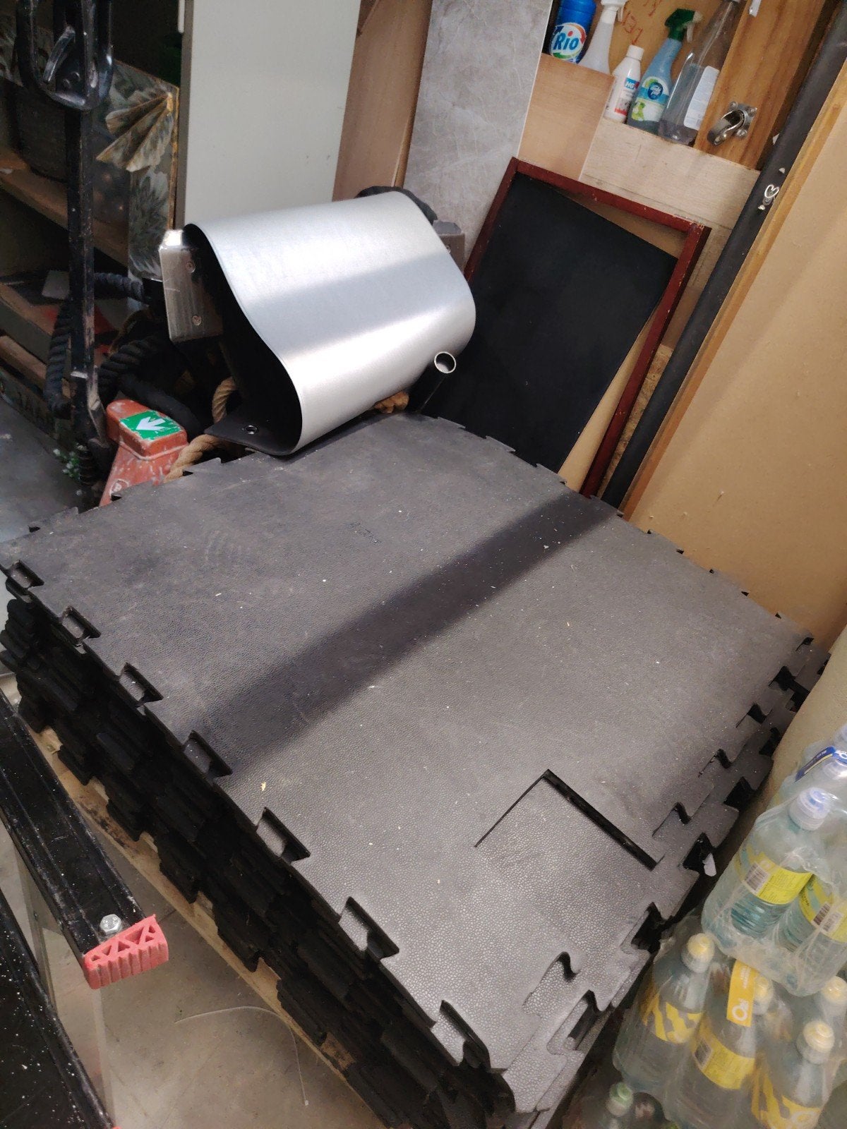 rubber kliktegels 1x1 meter, Sport en Fitness, Fitnessmaterialen, Ophalen, Gebruikt, Overige typen