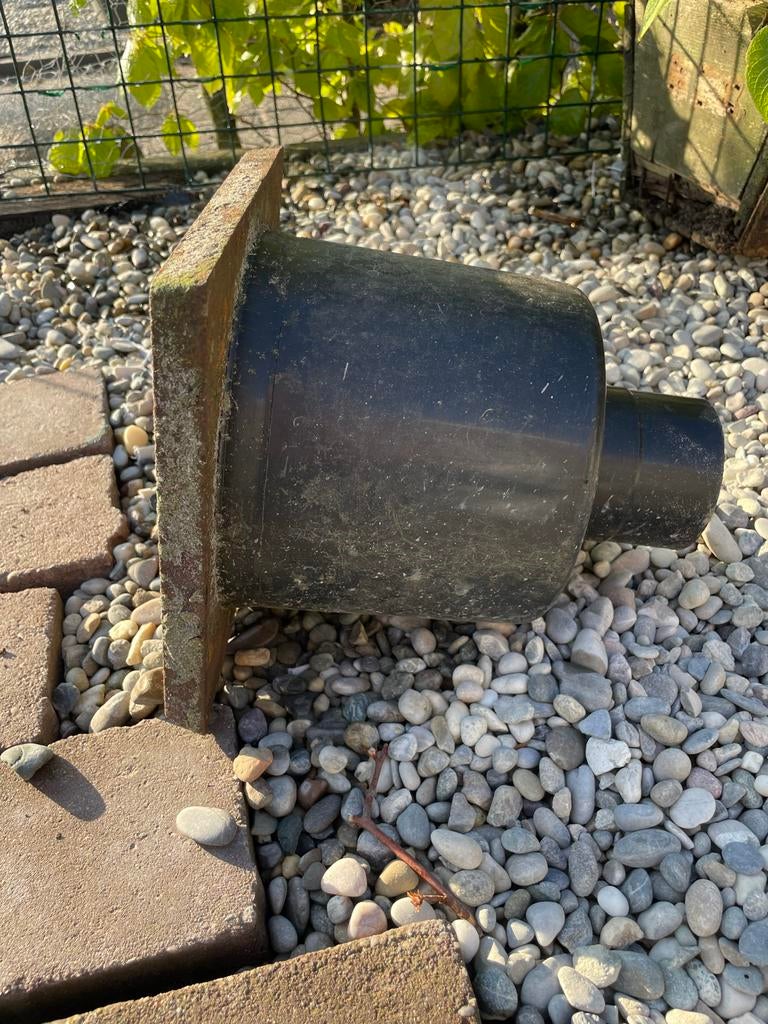 Gebruikt afvoerputje met rooster, Gebruikt, Ophalen of Verzenden, Minder dan 2 meter, 80 mm of meer