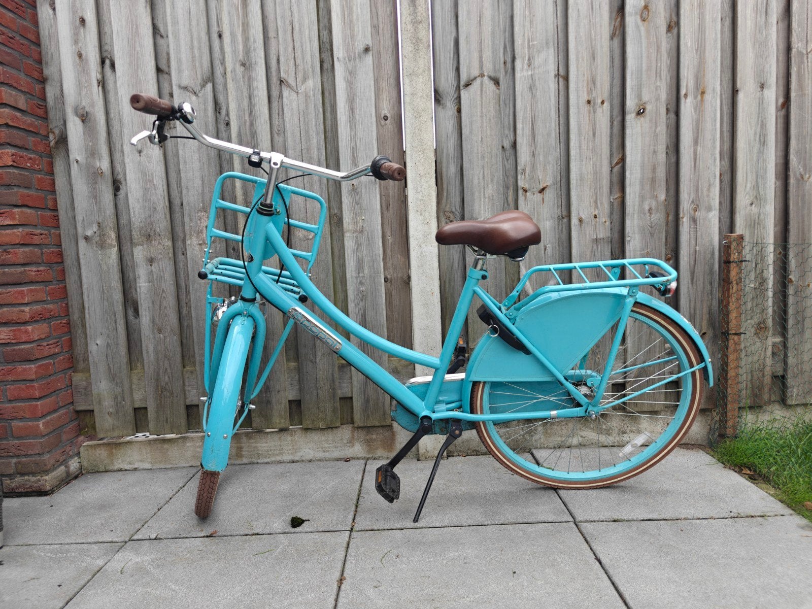 Popal Daily Dutch Basic meisjes fiets - Turquoise, Fietsen en Brommers, Fietsen | Dames | Damesfietsen, Overige merken, Gebruikt