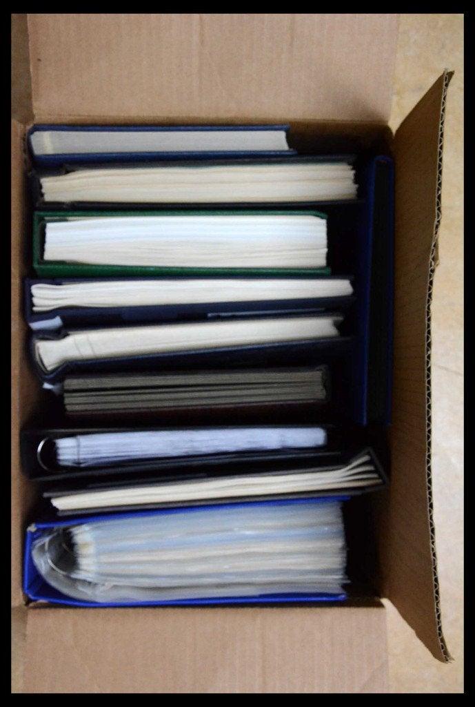 Doos met 10 postzegels collecties, koopje!, Postzegels en Munten, Postzegels | Volle albums en Verzamelingen, Ophalen of Verzenden