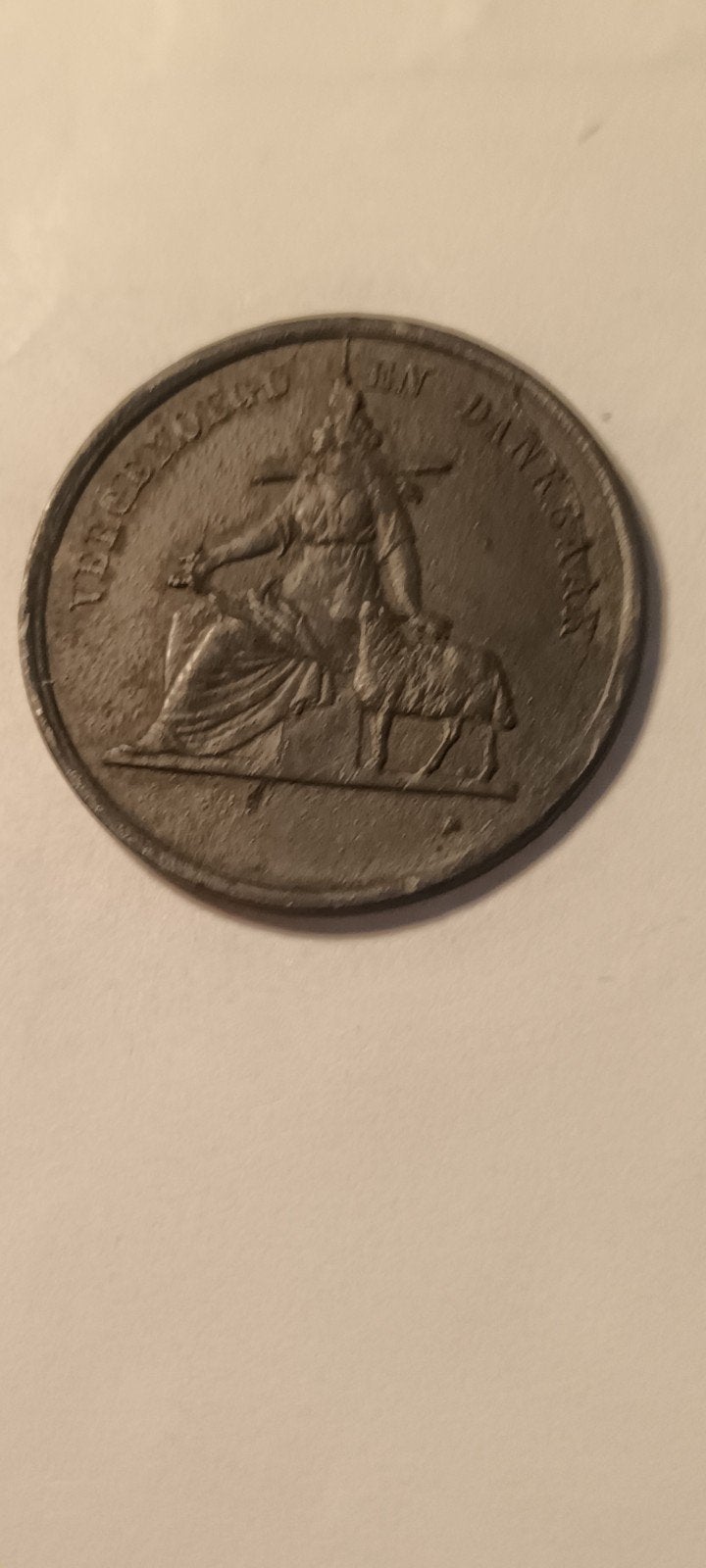 Historische penning Diaconie Amsterdam 1861, Ophalen of Verzenden