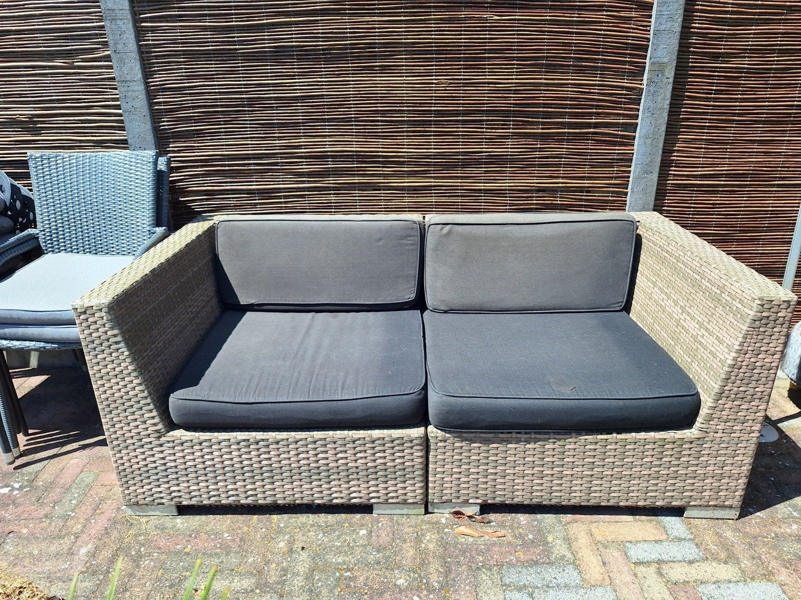 Comfortabele 2-zits bank, 180x90 cm, gebruikt maar goed, Huis en Inrichting, Ophalen, Gebruikt, 150 tot 200 cm, Tweepersoons